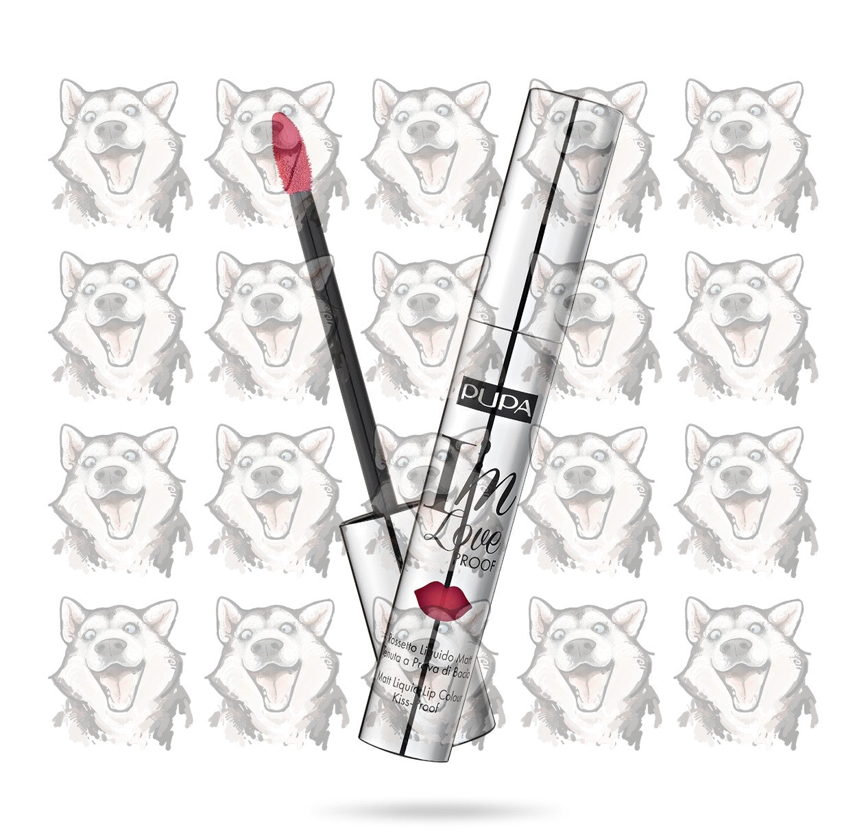 Pupa I ́m Loverproof Matt -huulipuna 2,7 ml 009 Red Pop