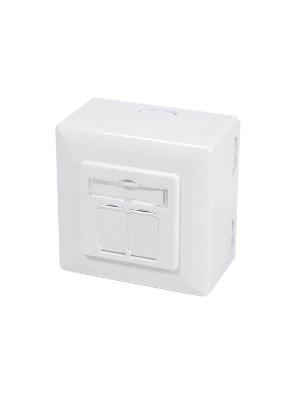LogiLink Nätverksuttag 2xRJ45 CAT6