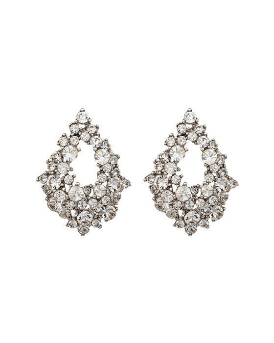 Alice earrings crystal silver