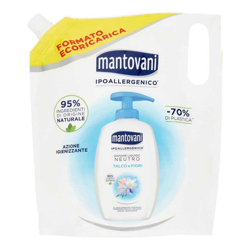 Mantovani Mantovani Neutral Nestemäinen Saippua Talkki - Ecoricarica 750ml