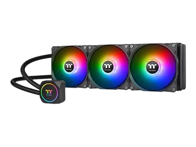 Thermaltake TH360 ARGB Sync - Prosessorin nestejäähdytysjärjestelmä - Jäähdyttimen koko: 360 mm - (seuraaville: LGA1156, AM2, AM2+, AM3, LGA1155, AM3+, FM1, FM2, LGA1150, LGA1151, AM4) - Kupari - 120 mm