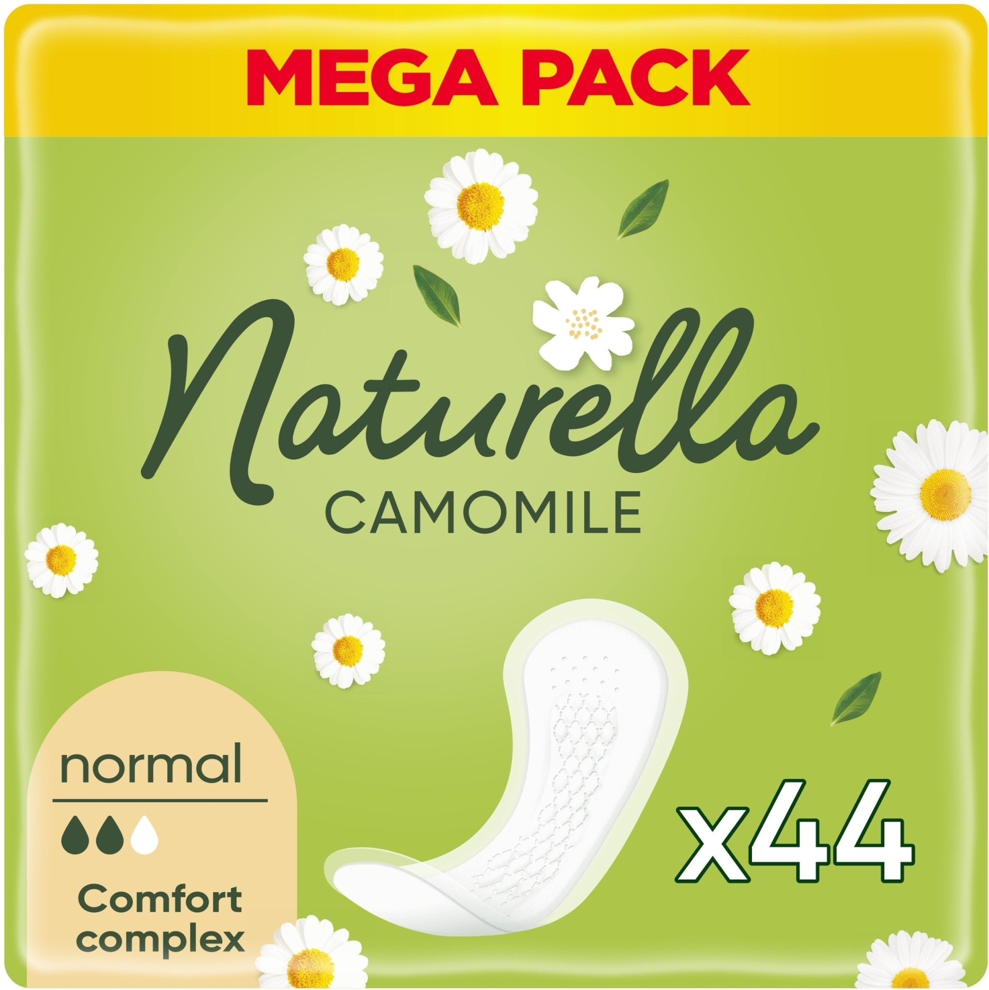 Naturella Normaalit kamomillapitoiset pikkuhousunsuojat 44 kpl