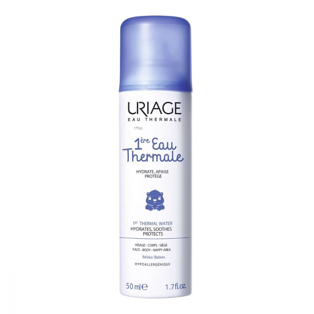 Uriage Bébé 1ère Eau Thermale kosteuttava, rauhoittava ja suojaava spraysumutin 150 ml