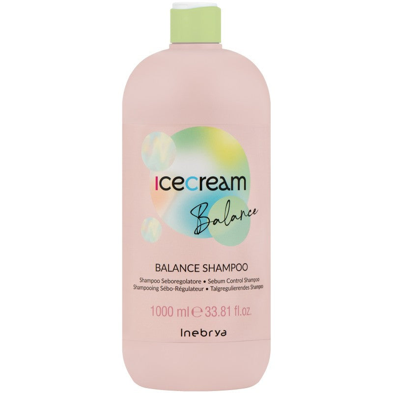 Inebrya Jäätelöä tasapainottava shampoo - 1000ml