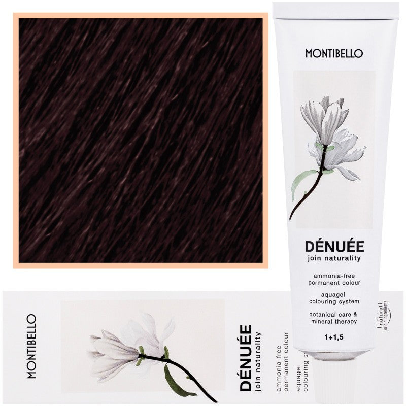 Montibello Denuee hiusväri 60 ml 3,60 | Luonnollinen tummanruskea