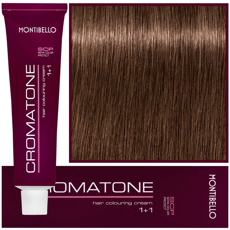 Montibello Cromatone hiusväri 60ml 7,61 | Keskiruskea Tuhkanvaalea