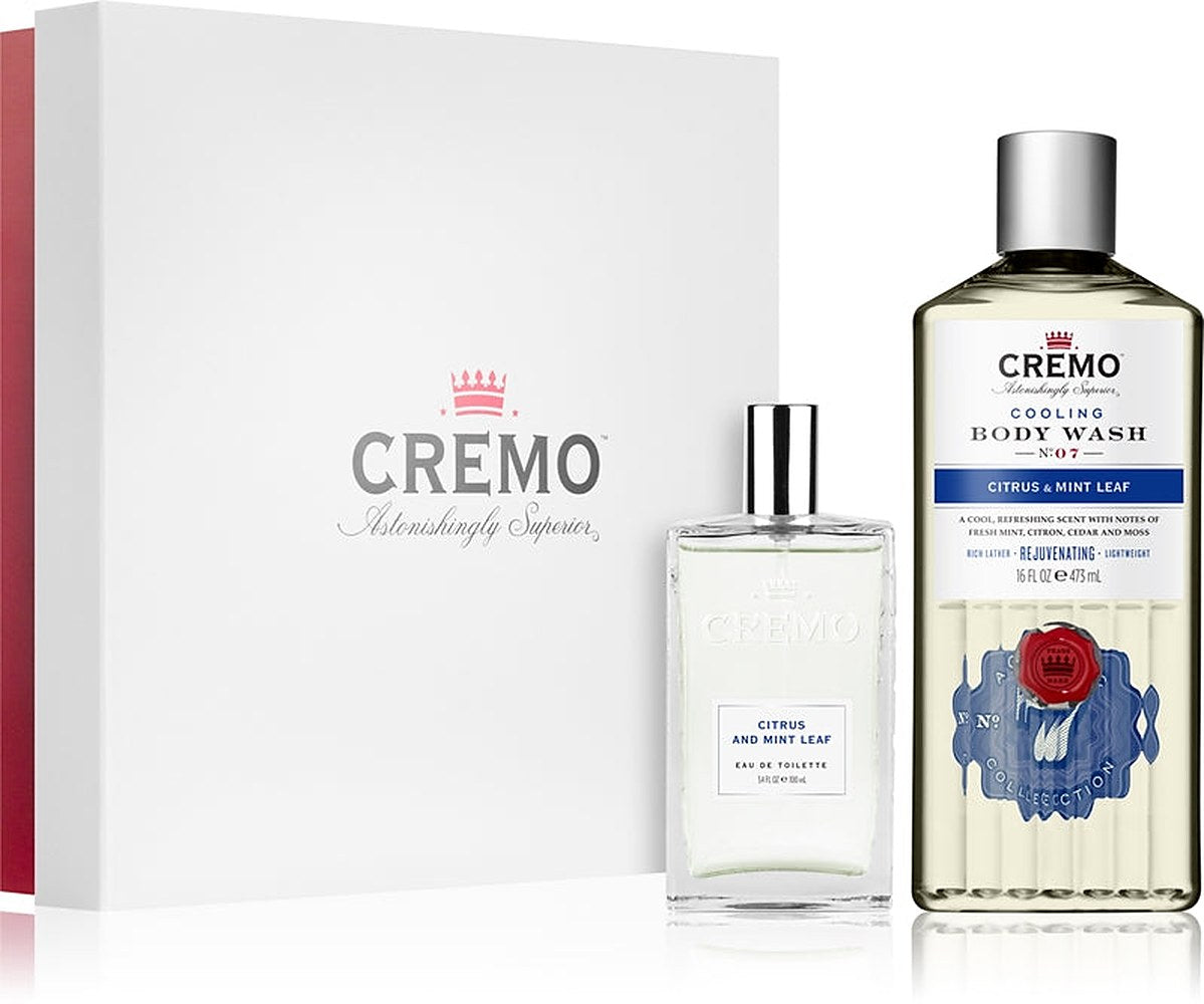 Cremo Citrus ja mint setti lahjarasia miehille 1 kpl