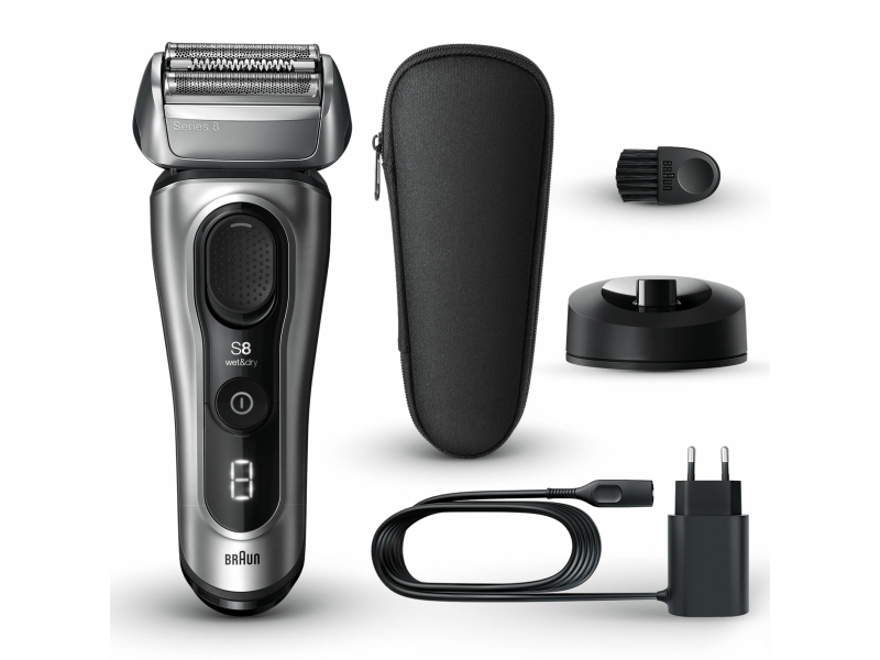 Braun Series 8 8517s Wet & Dry -parranajokone, hopea
