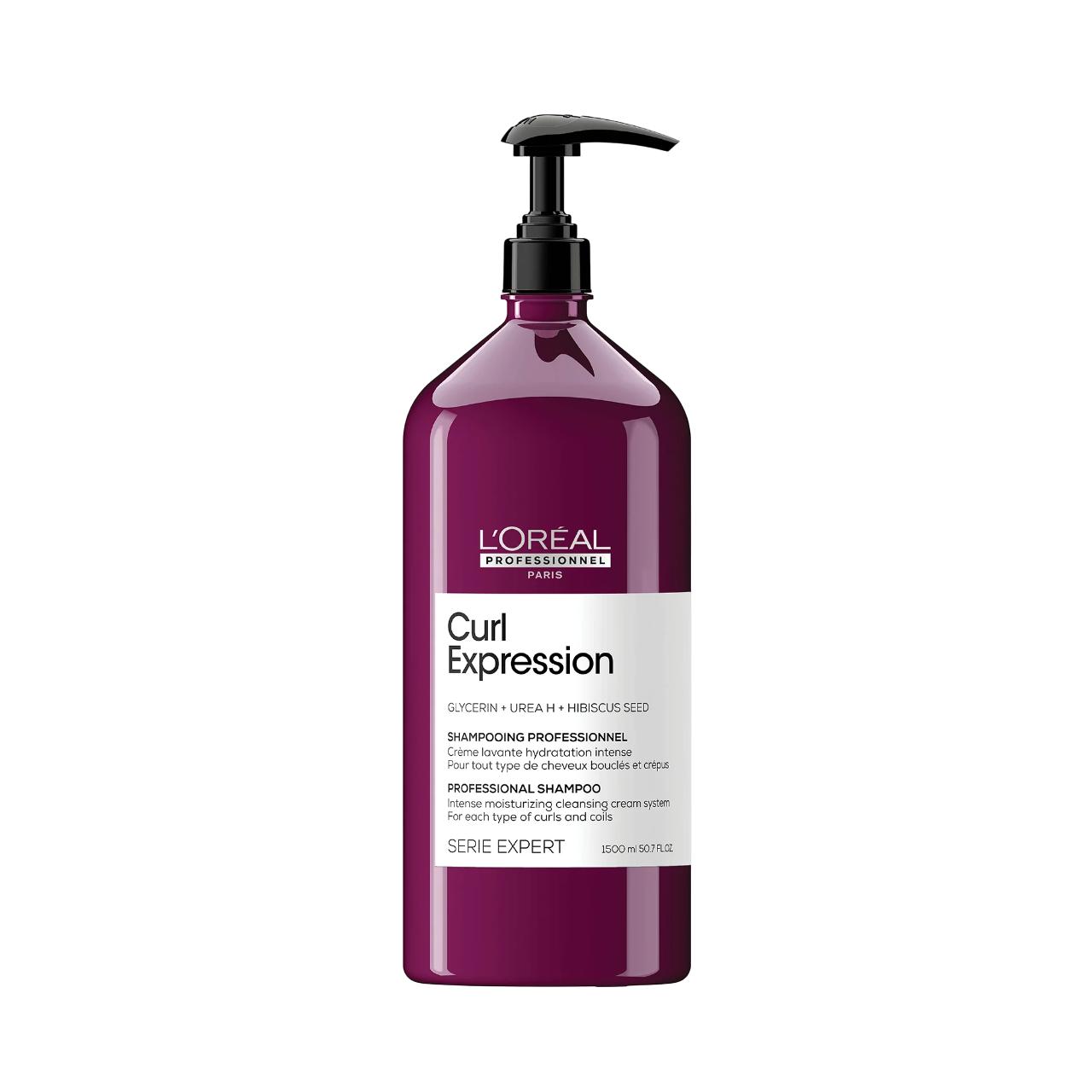 L`Oreal Professionnel L'Oreal Professionnel, Serie Expert Curl Expression, Glicerina + Urea H + Semi di Ibisco, Hiusten shampoo, Tehokas kosteutus, 15