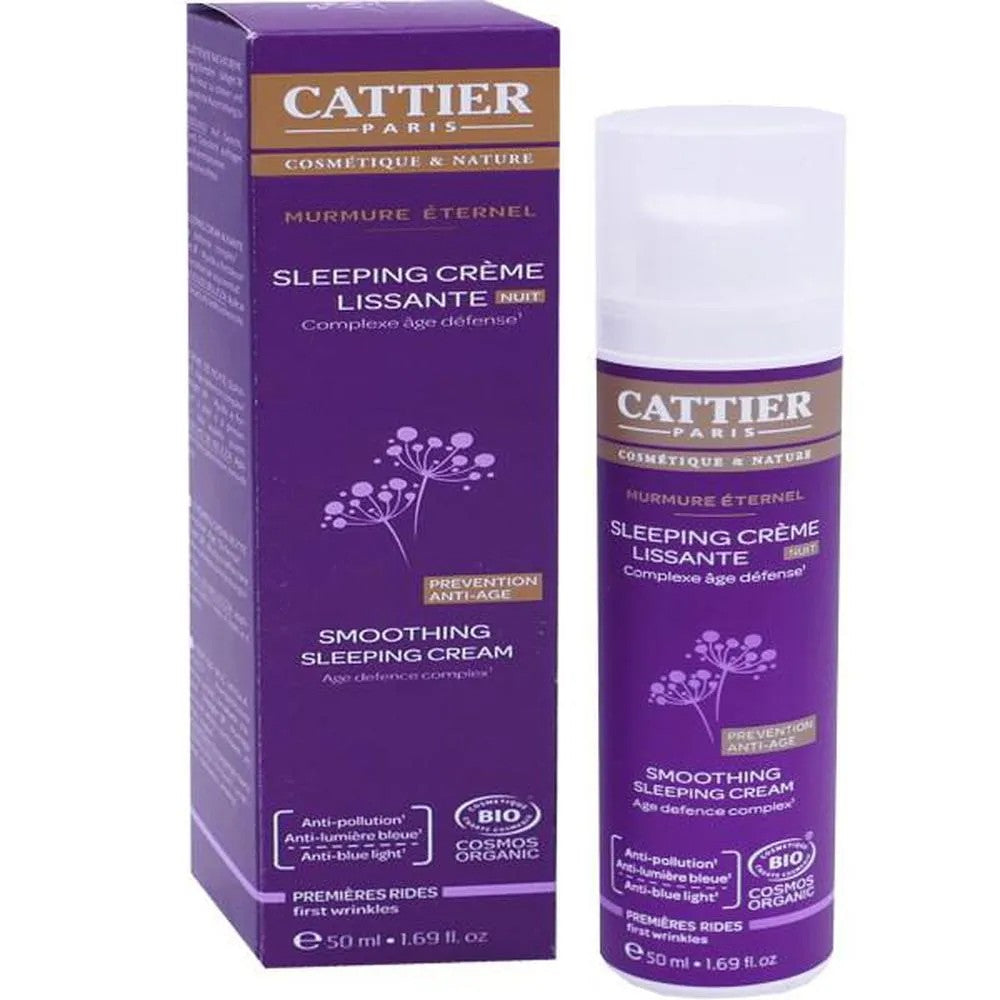 Cattier Eternal Murmur unta tasoittava yövoide ennen ryppyjä BIO 50ml