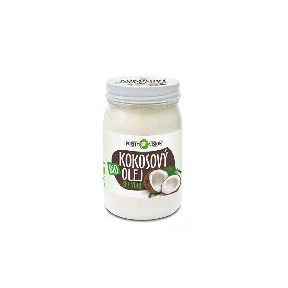 Purity vision Luomu kookosöljy - Hajusteeton kookosöljy - 120ml