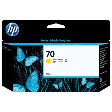 HP 70-mustekasetti, 130 ml, keltainen