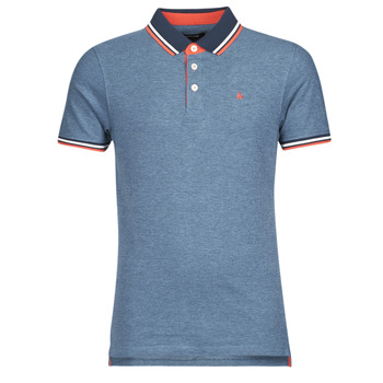 JACK & JONES Paita 'JJEPaulos' yönsininen / meleerattu sininen / kirkaanpunainen / valkoinen