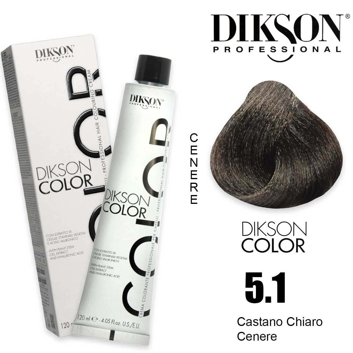 Dikson Väri 120 ml 5.1 - 5C Vaalea Tuhkanruskea