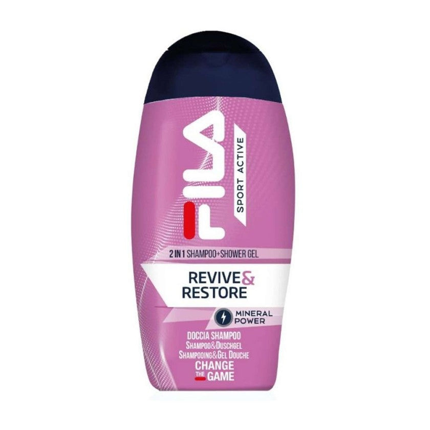 Fila Sport Active Revive ja Restore Suihku Shampoo - 250 ml