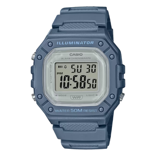 Casio W-218HC-2AVDF Illuminator Digitaalikello - Avio Sininen