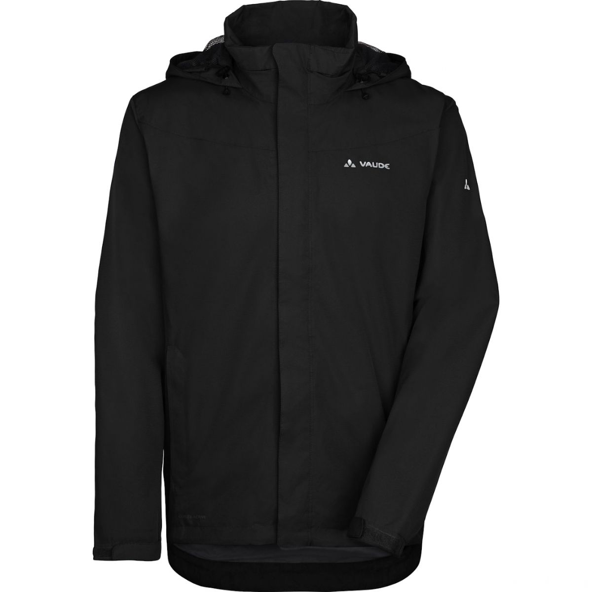 Vaude Men's Escape Bike Light Jacket, sadetakki, musta