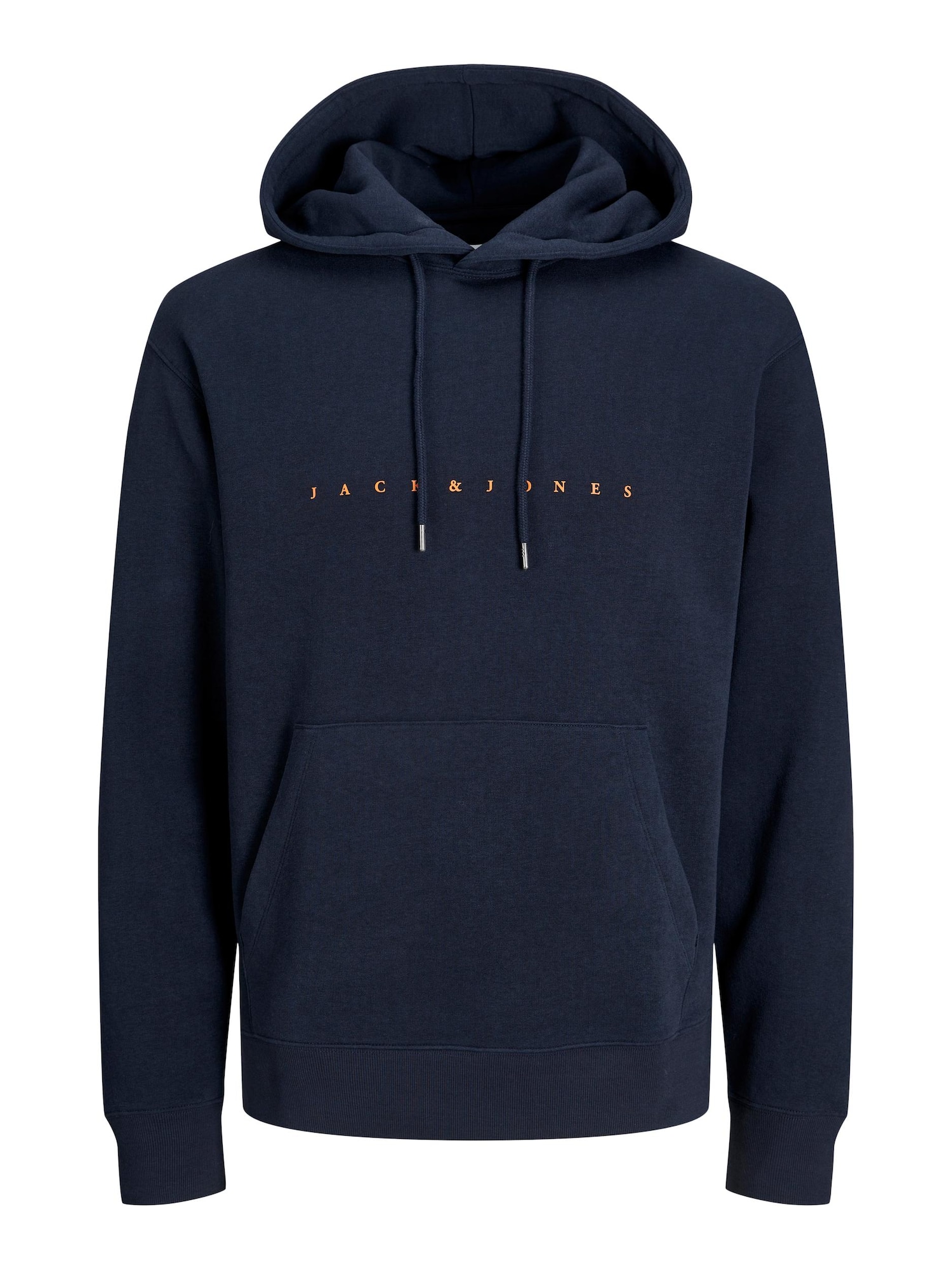JACK & JONES Collegepaita 'JJEStar' laivastonsininen / oranssi