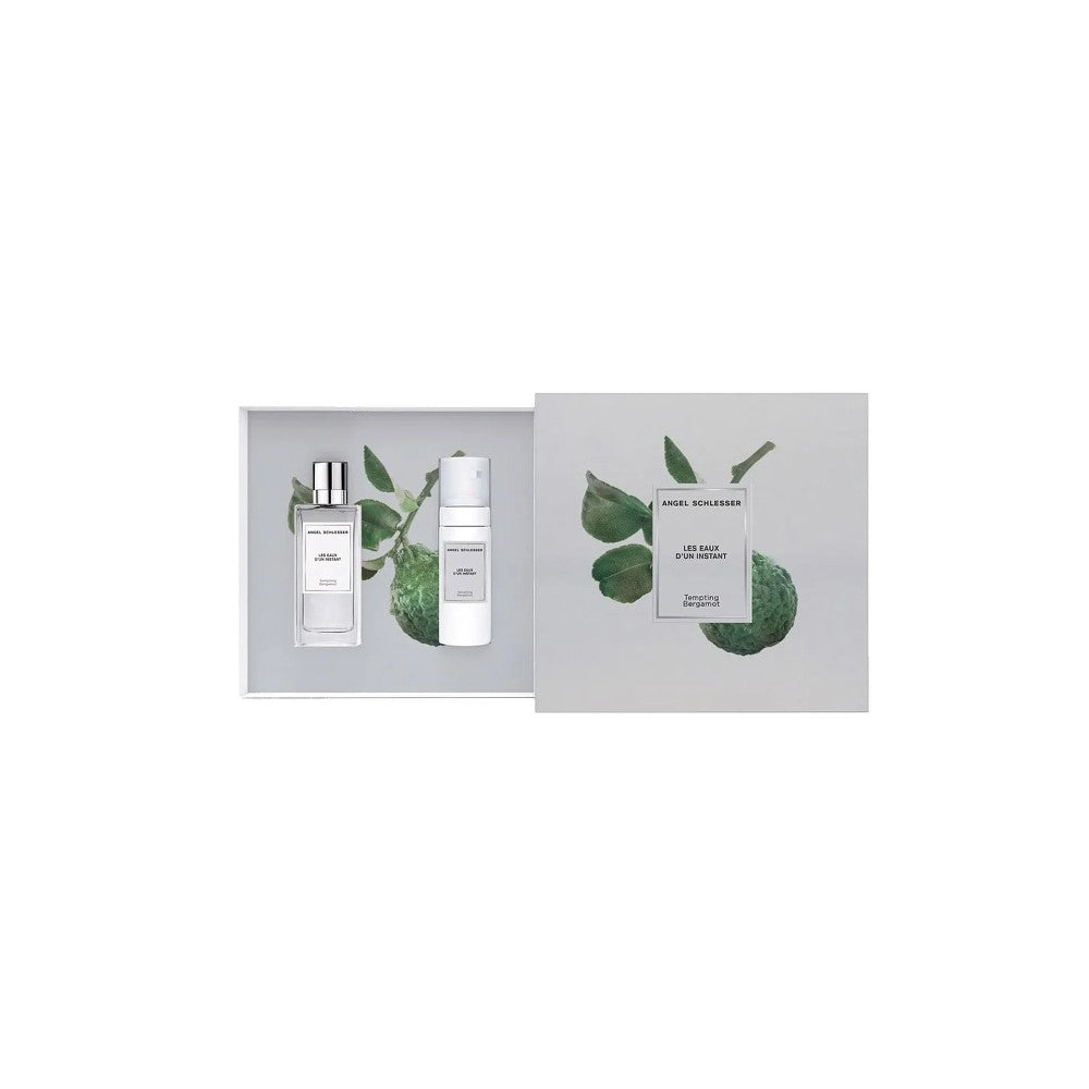 Angel Schlesser Välittömästi houkutteleva Bergamont Watercolour Coffret Eau De Toilette Spray 100 ml Setti 2 osaa