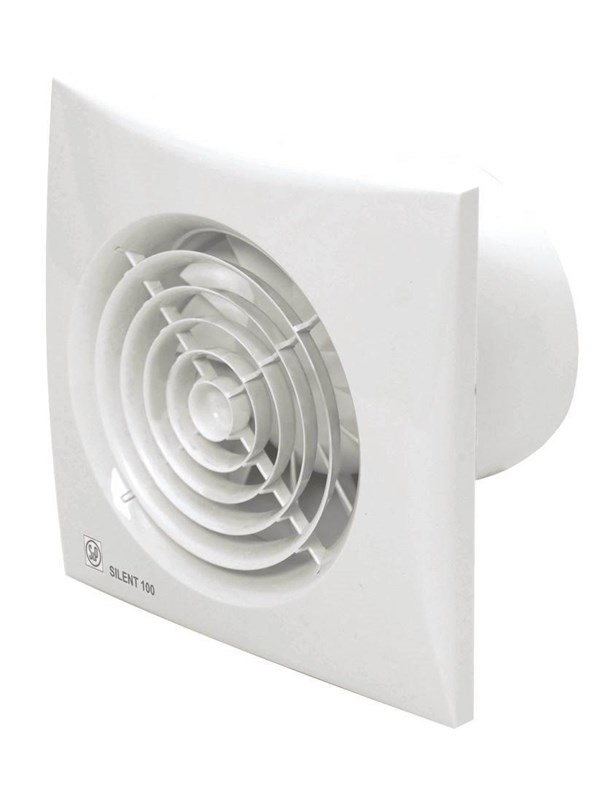THERMEX Fan Silent 100 CZ Scandic, vakiomalli. Ilmavirta 95 m³/h.