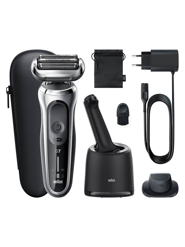 Braun Series 7 71-S7200cc -parranajokone, musta, hopea