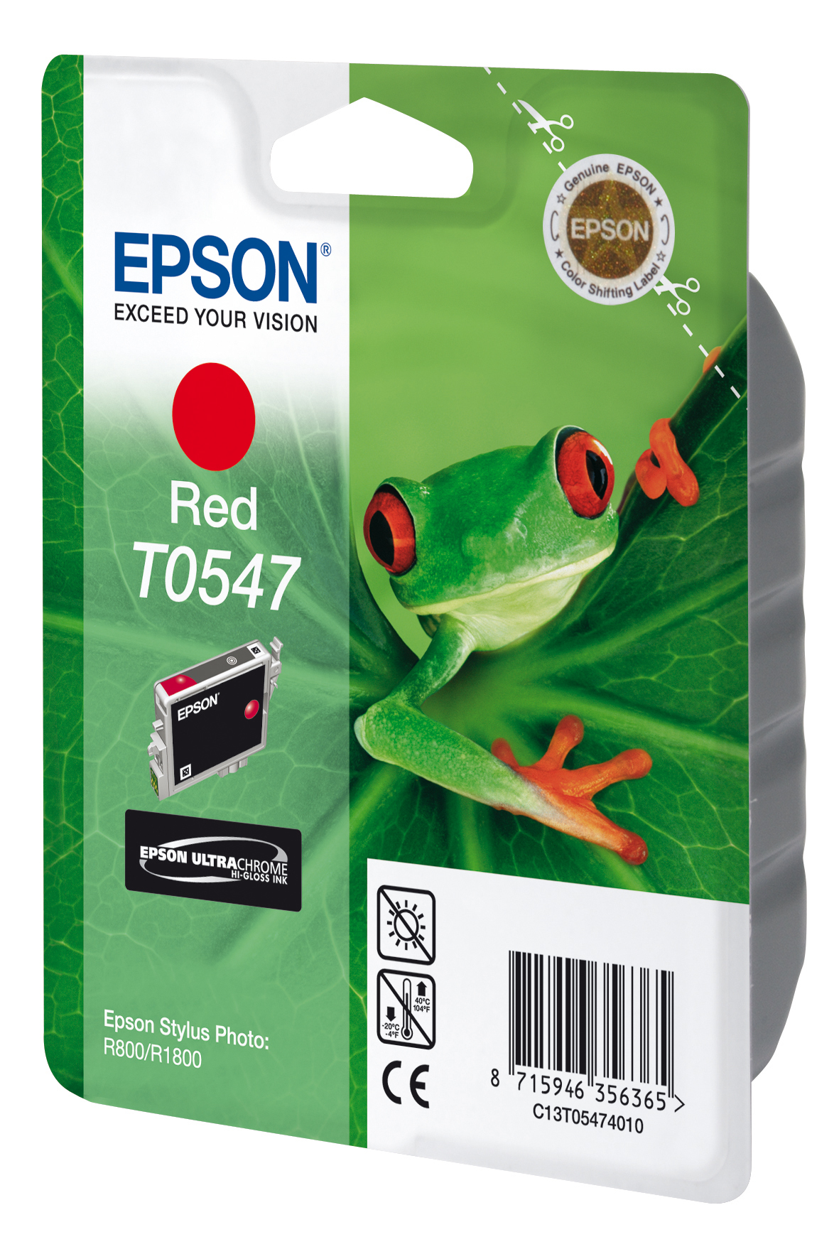 Epson Epson T0547 Mustepatruuna Punainen T0547 Vastaa: N/A