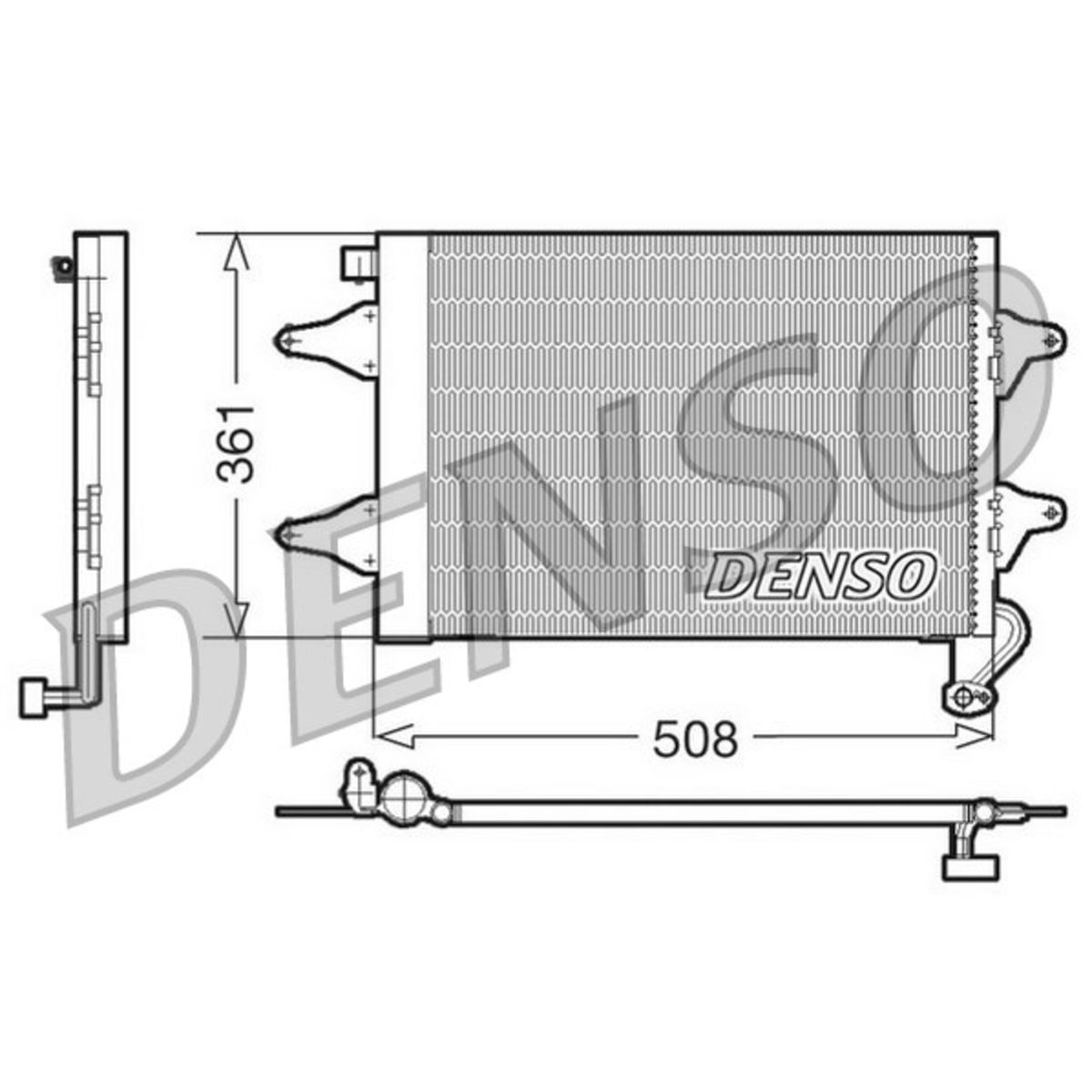 Lauhdutin, ilmastointilaite DENSO DCN27004