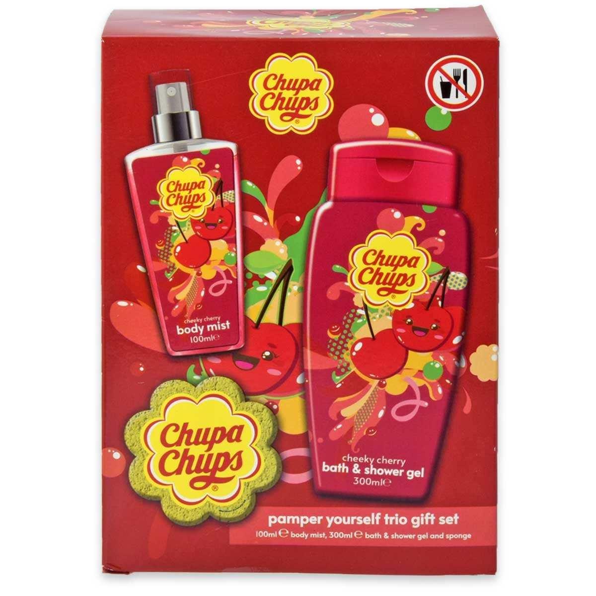 Chupa Chups Kirsikkavaahto 300 ml + Kirsikkatuoksuinen vesi 100 ml + Sieni