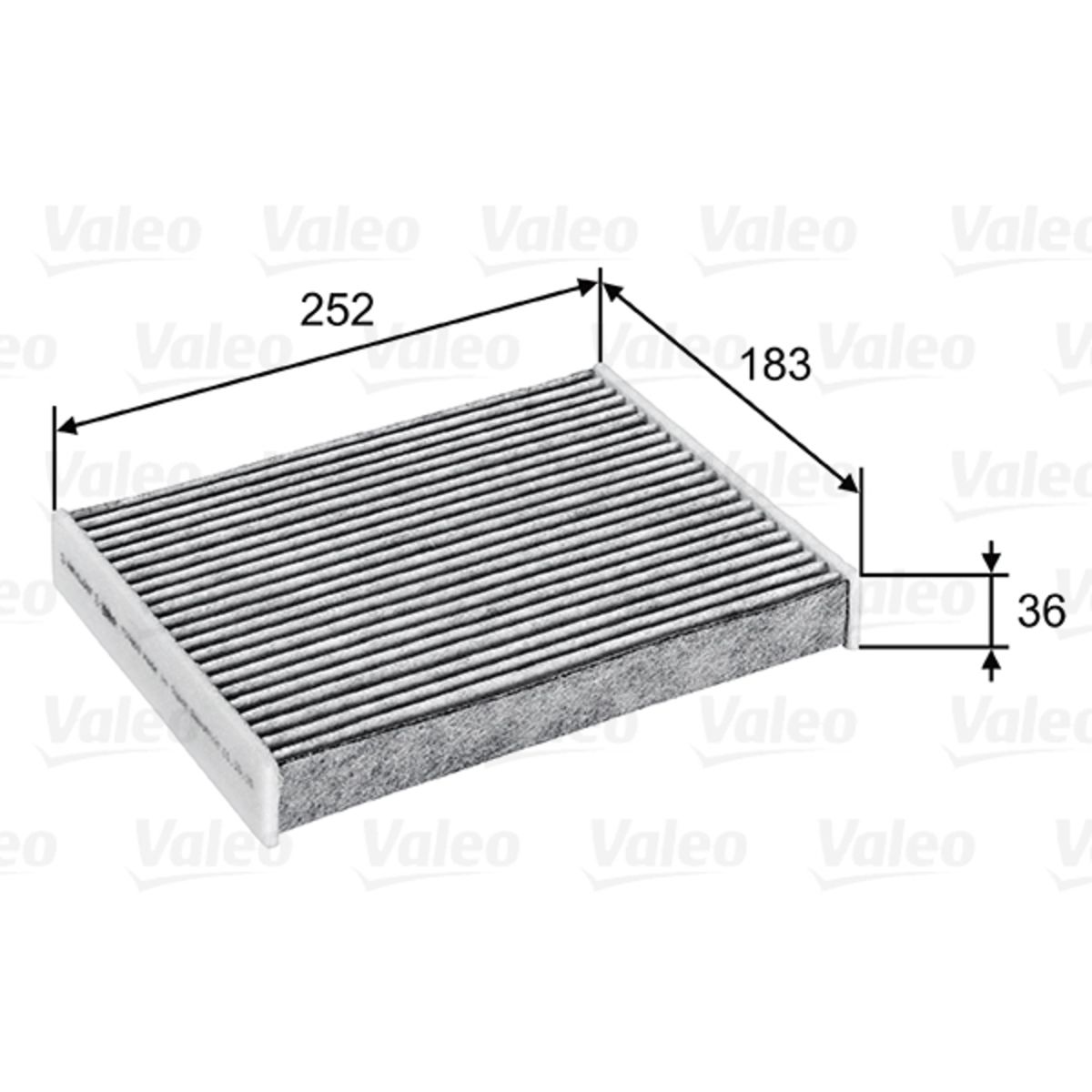 Suodatin, sisäilma VALEO 715802