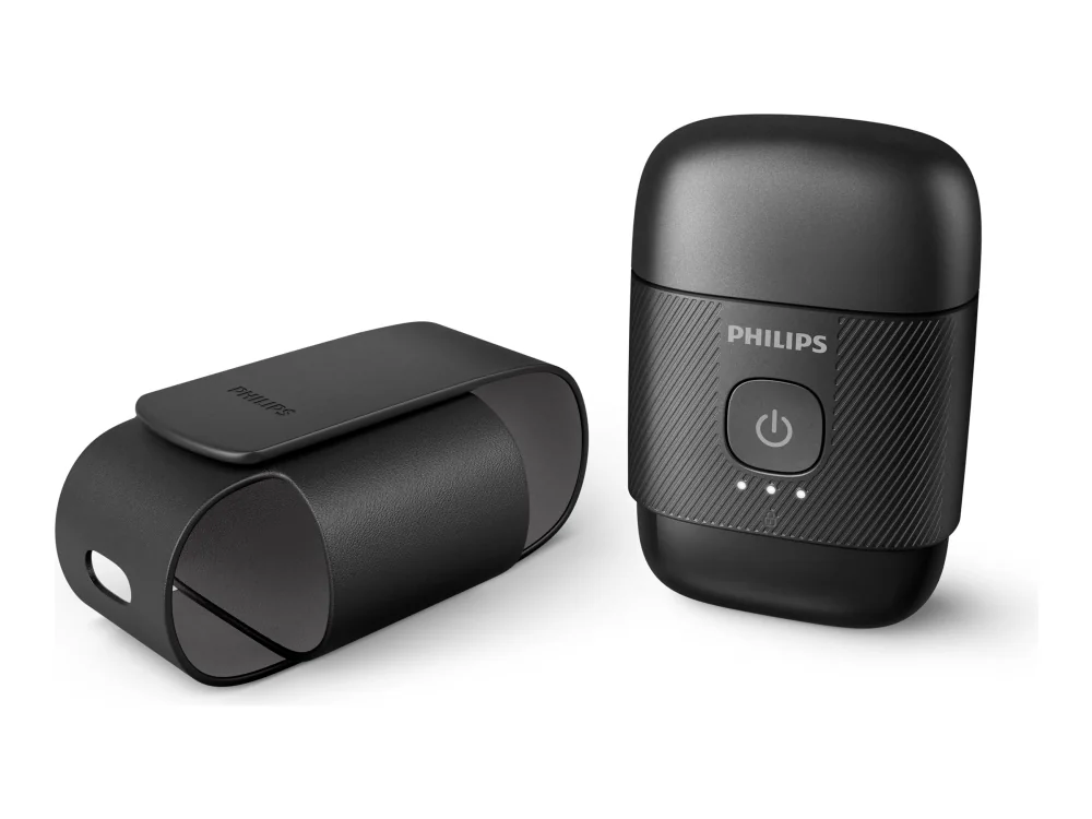 Philips 500 series Shaver S591/05 Sähköparranajokone märkä- ja kuiva-ajoon, Parranajokone kääntyvällä päällä, Musta, SteelPrecision blades Lift & Cut technology, Replace every 2 yrs with SH71, 2 vuosi/vuosia, Akku
