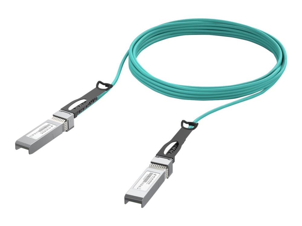 Ubiquity 25GBase SFP28 10m -valokuitukaapeli, aqua