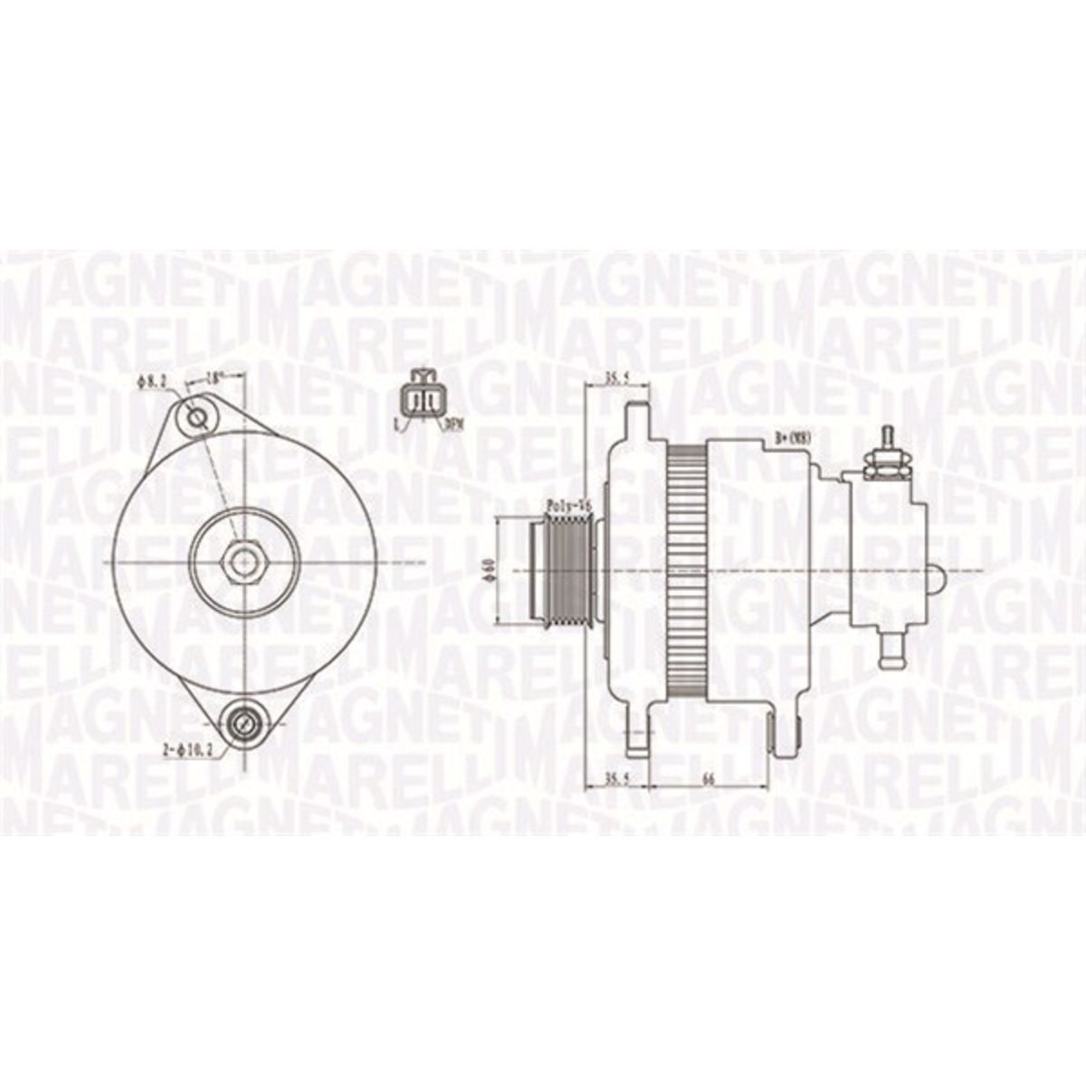 Laturi MAGNETI MARELLI 063731900010
