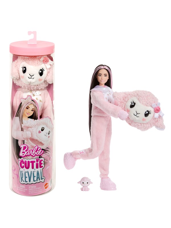 Barbie Cutie Reveal Sweet Bows pinkki lammas