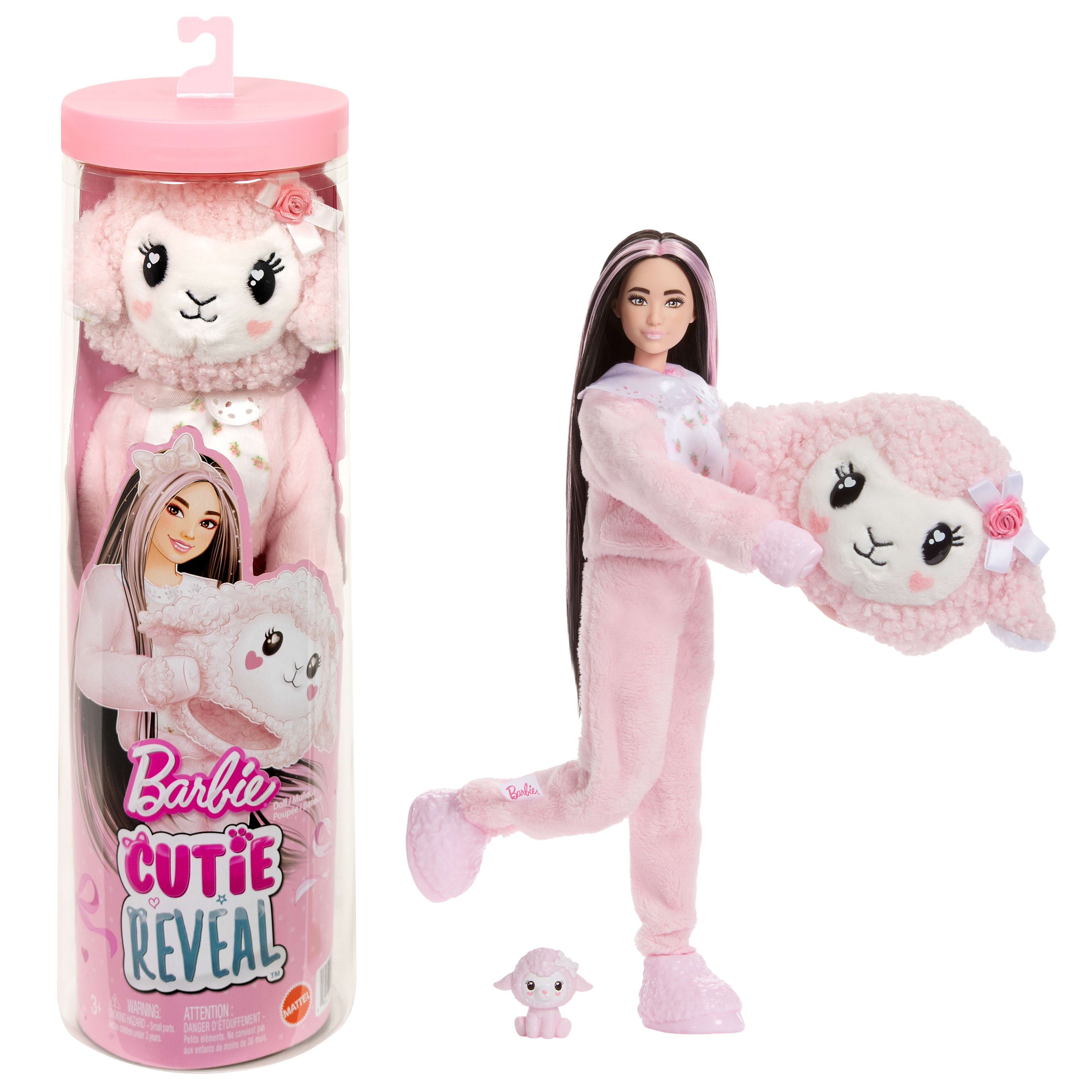 Barbie Cutie Reveal Sweet Bows pinkki lammas