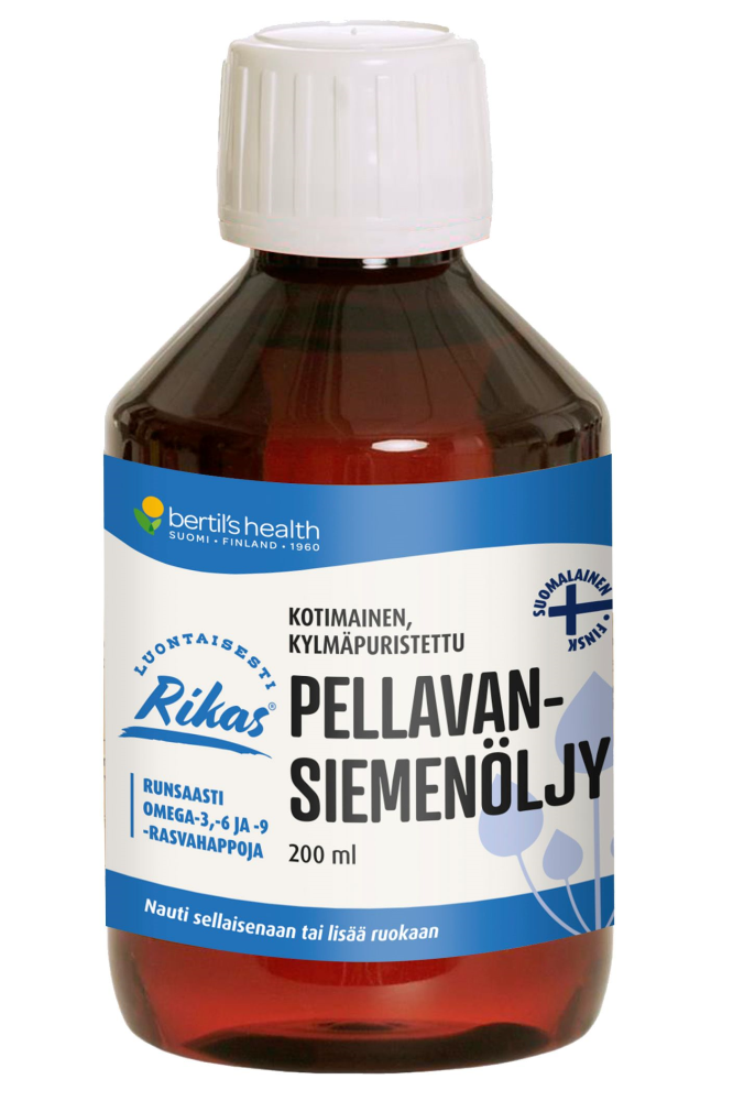 Rikas Pellavansiemenöljy 200 ml