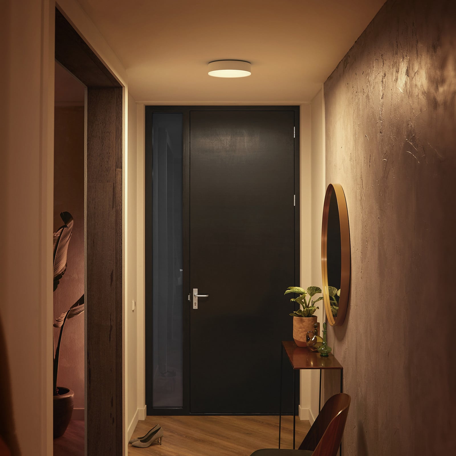 Philips Hue White ambiance Enrave Small - Kattolamppu - LED - 9.6 W - lämmin - viileä valkoinen valo - 2200-6500 K - valkoinen