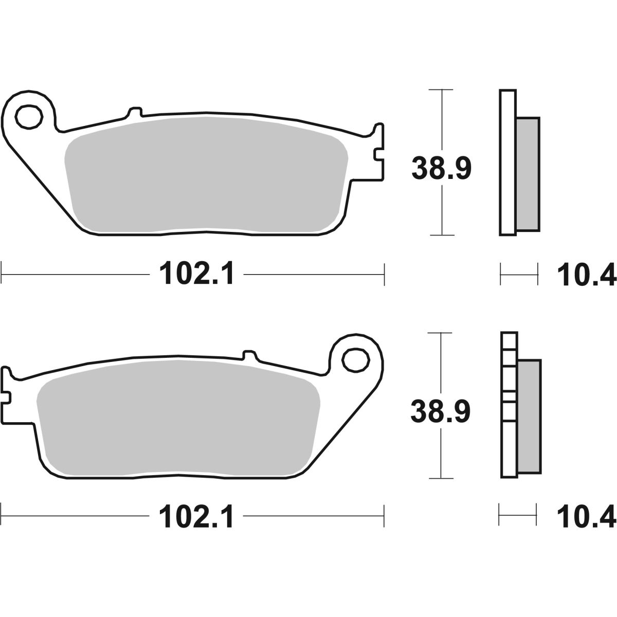 Jarrupalat, levyjarru BREMBO 07096