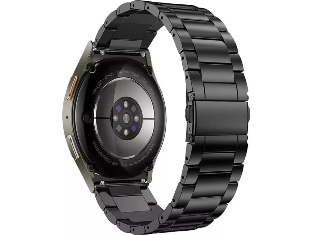 Tech-Protect Stainless Samsung Galaxy Watch 4 / 5 / 5 Pro / 6 / 7 / FE svart