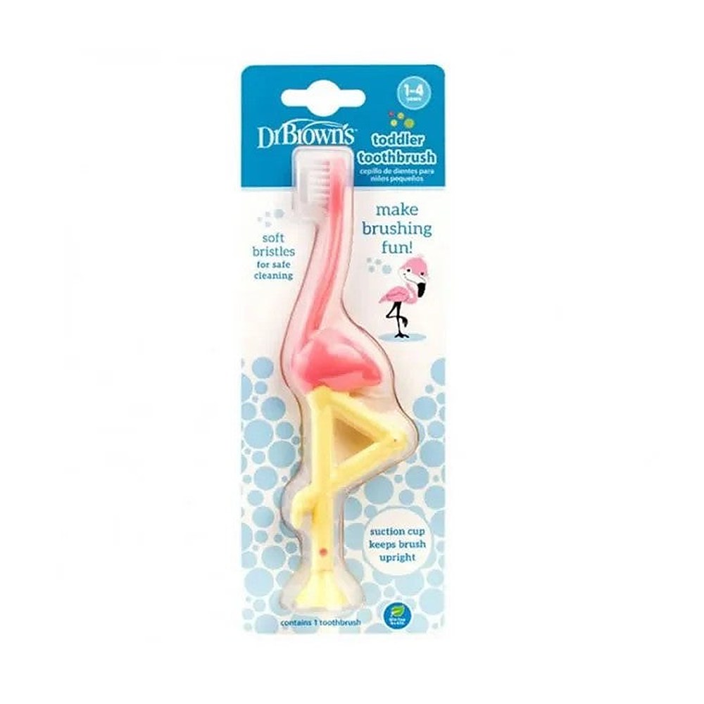 Dr. Brownin hammasharja 1-4 vuotta Flamingo