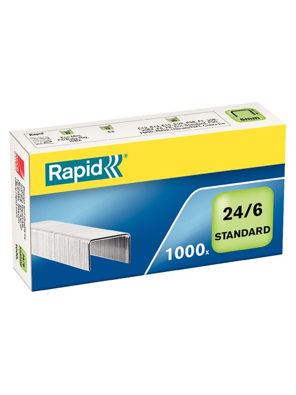 Rapid Niitit Standard 24/6 Galv. Lt/1000