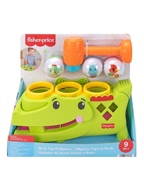 Fisher Price Fisher-Price Tap & Roll Alligator