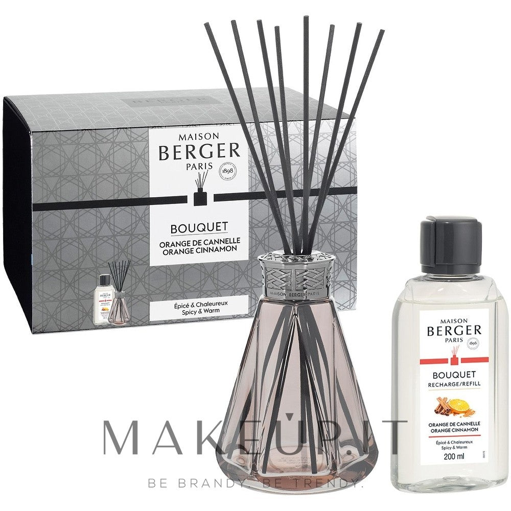 Maison berger paris Vintage pyramidisetti (vaaleanpunainen) - Aromidiffuusori lahjasetti + täyttö - 200 ml