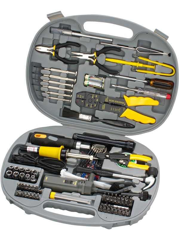 Sprotek STK-28145 - Täydellinen työkalusarja tietokoneisiin, 145 osa