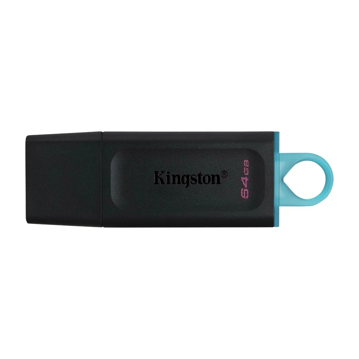 Kingston Datatraveler Exodia 64gb Usb-a Musta, Turkoosi