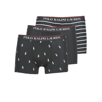 Polo Ralph Lauren Bokserishortsit 'Classic' rubiininpunainen / musta / valkoinen