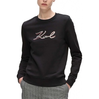 Karl Lagerfeld Collegepaita viininpunainen / musta / hopea