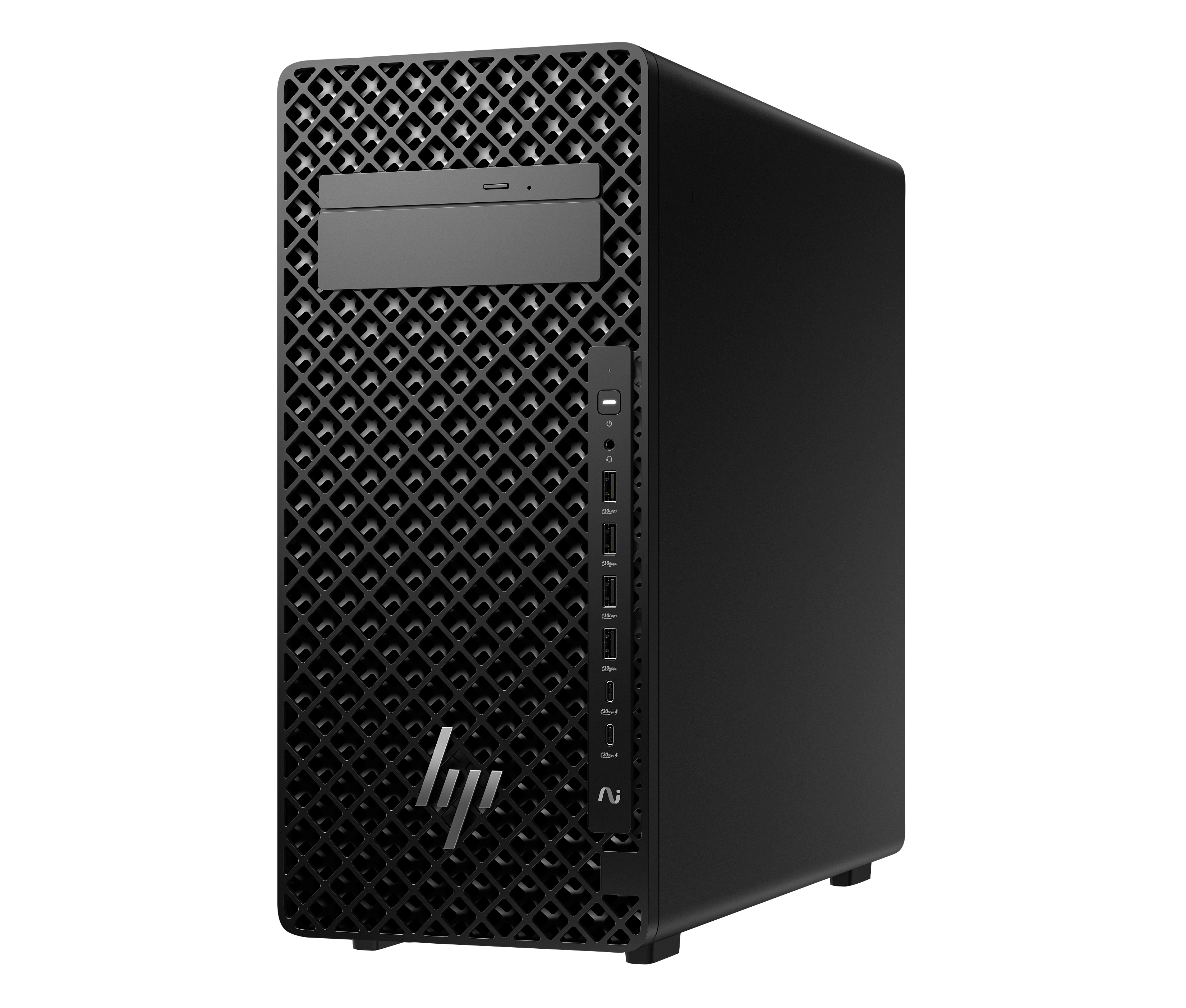 HP-työasema – Tower 1 – SSD 1 TB – Gigabit Ethernet – näyttö: ei näyttöä