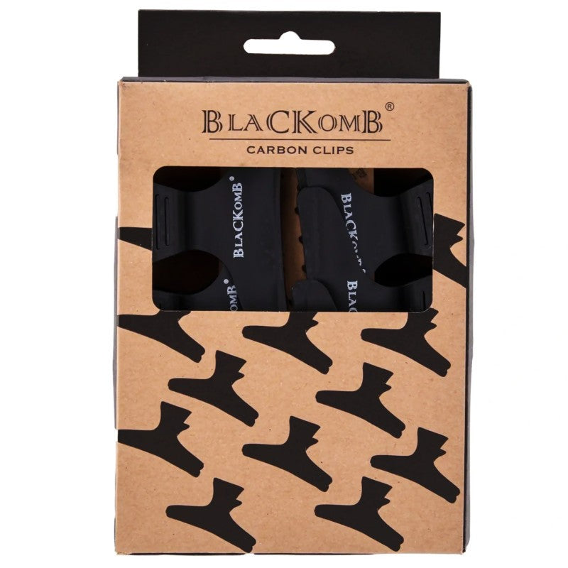 Poniks Blackomb Carbon Clips 6 kappaletta, musta