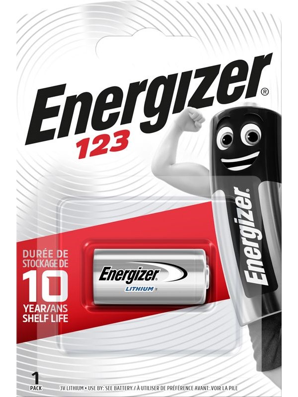 Energizer Paristo CR123 Lithium 1 kpl