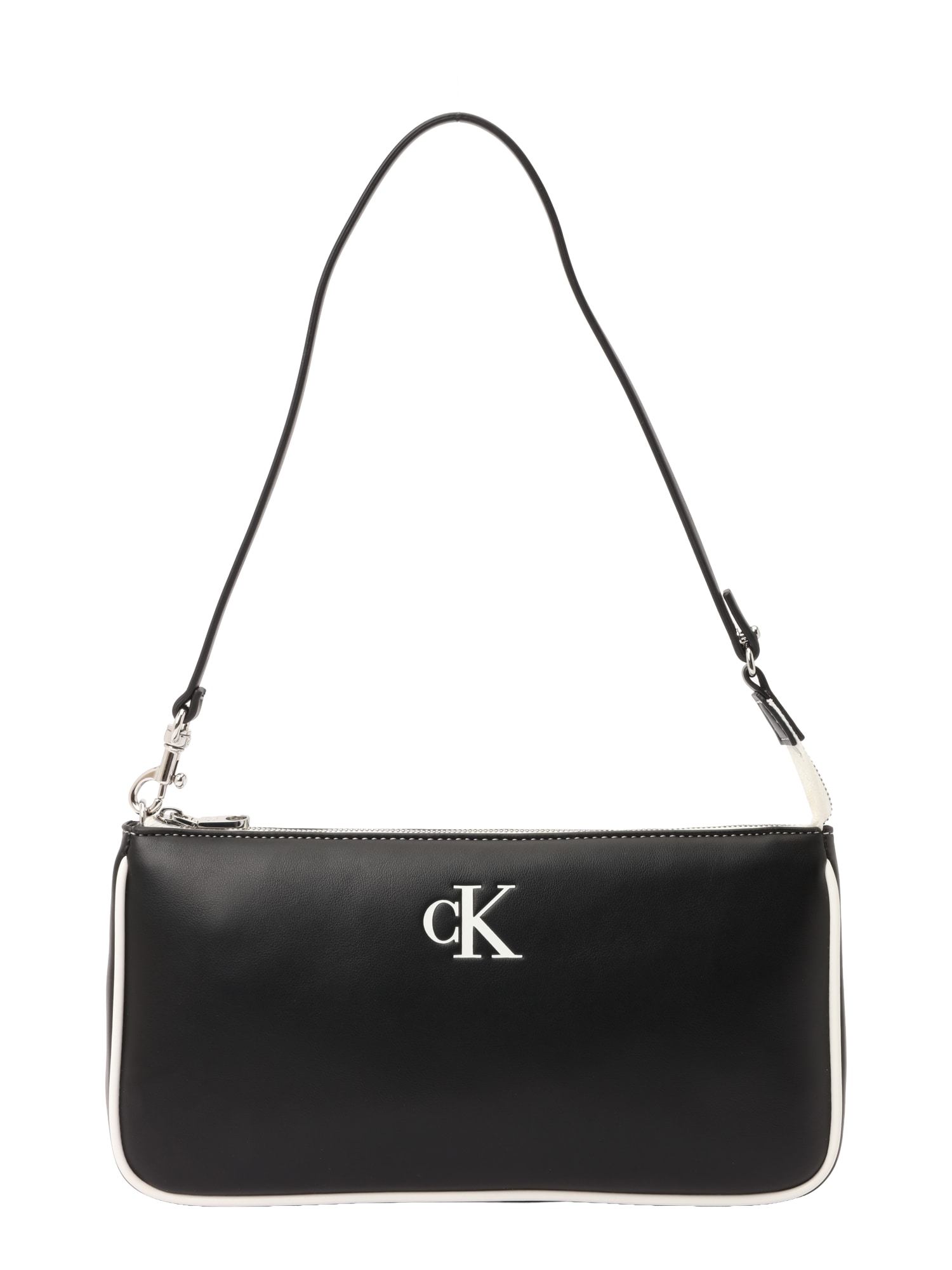 Calvin Klein Olkalaukku  musta / valkoinen